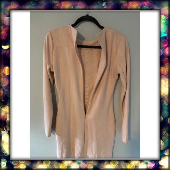 {Missguided}Carli Bibel Suede Eyelet Bodycon dress - Picture 9 of 15